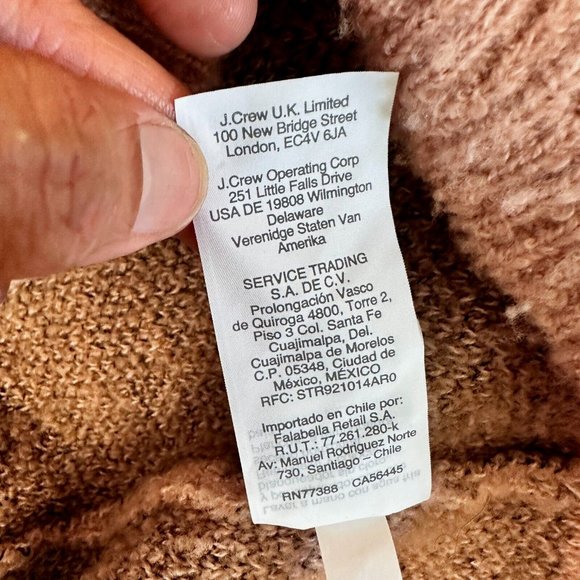 Madewell Sweater in Leopard Womens XL Shrunken Pullover Pink Animal Print - Picture 11 of 16